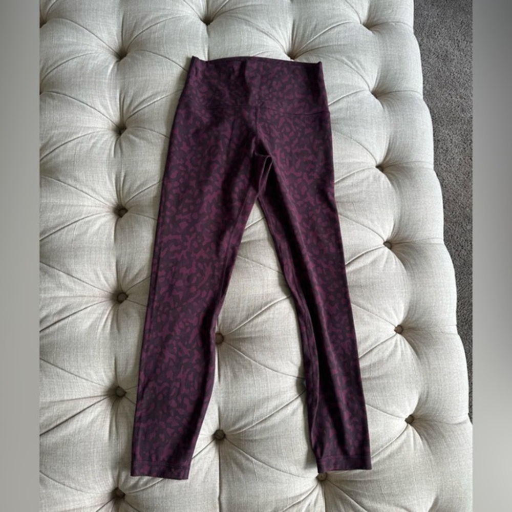 lululemon athletica Purple Patterned Leggings